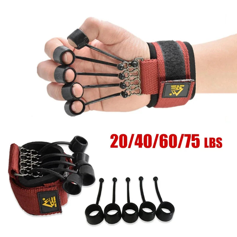 Finger Strength Trainer — Adjustable 20-75 lbs