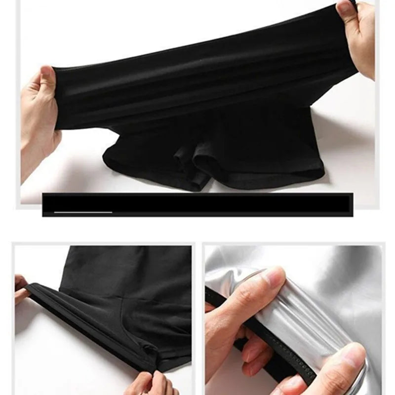 Sauna Sweat Shorts — Women's High-Waist Slimming Shaper