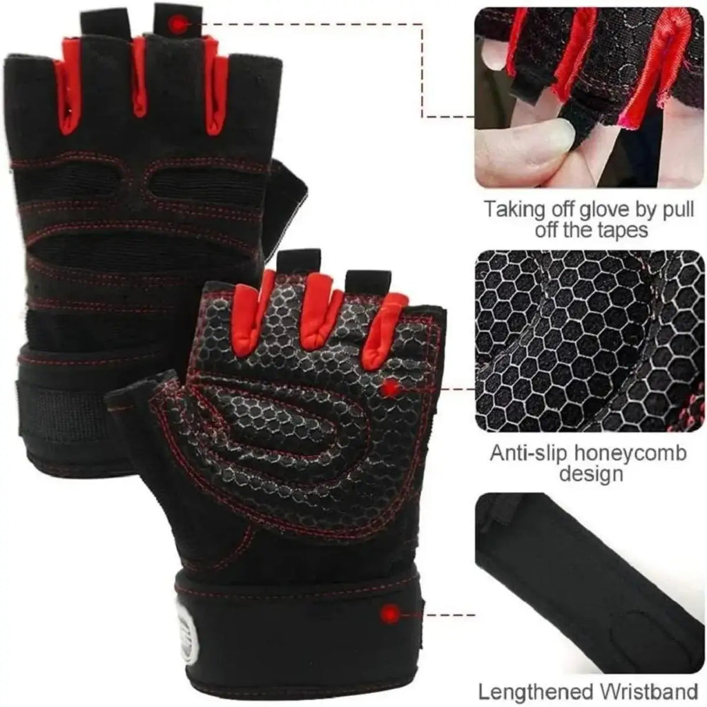 Weight Lifting Gloves with Wrist Support — Men & Women