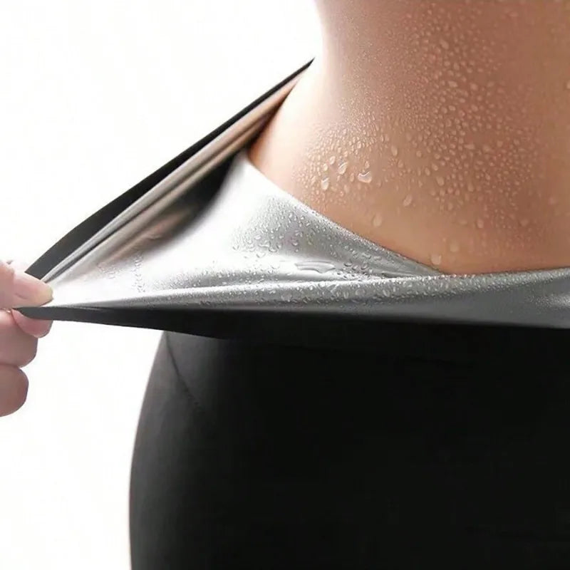 Sauna Sweat Shorts — Women's High-Waist Slimming Shaper
