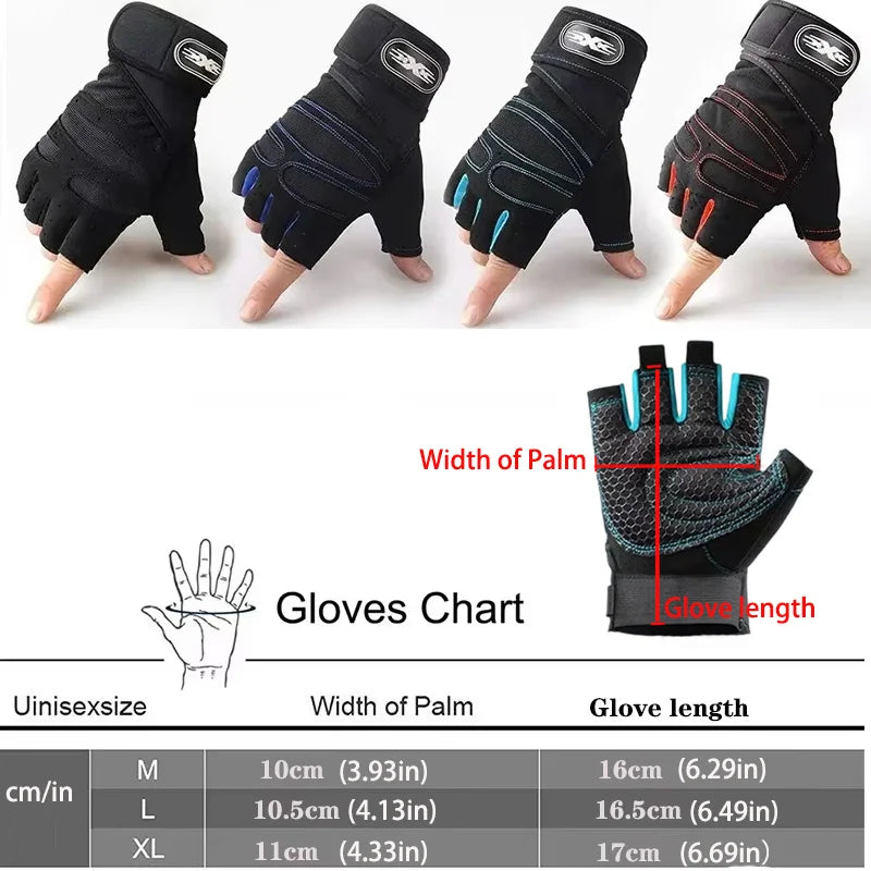 Weight Lifting Gloves with Wrist Support — Men & Women