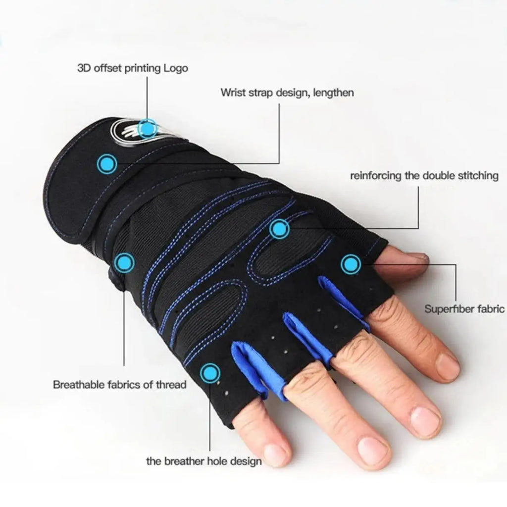 Weight Lifting Gloves with Wrist Support — Men & Women